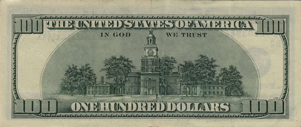 100 Dollars, 1996 Obverse