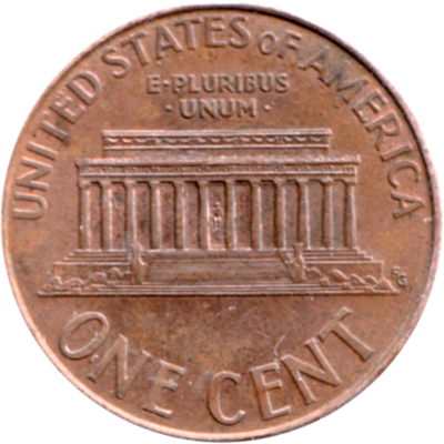 1 cent, 2002 Reverse