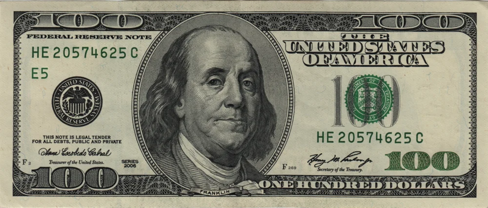 100 Dollars, 2006 Reverse