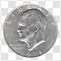 Preview 1 Dollar, 1971 obverse