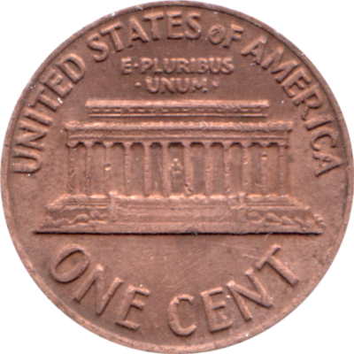 1 cent, 1970 Reverse