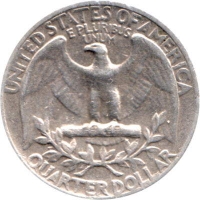 ¼ Dollar, 1965 Reverse