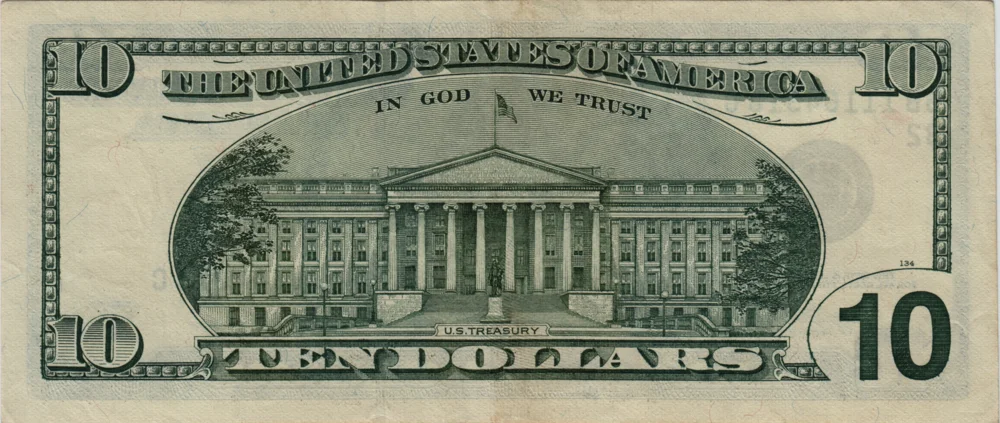 10 Dollars, 1999 Obverse