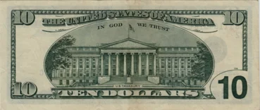 Preview 10 Dollars, 1999 obverse