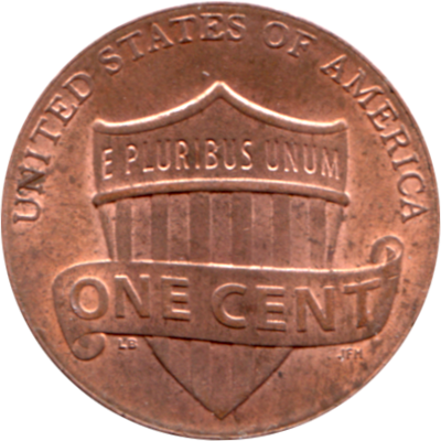 1 cent, 2017 Reverse