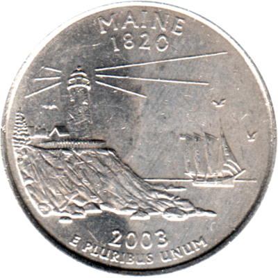 ¼ Dollar, 2003 Obverse