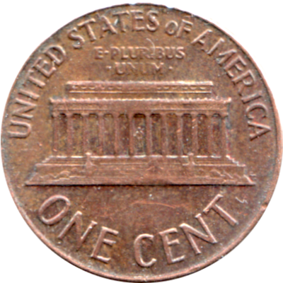 1 cent, 1964 Reverse