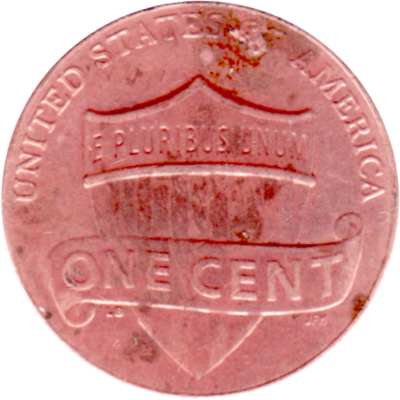 1 cent, 2017 Reverse