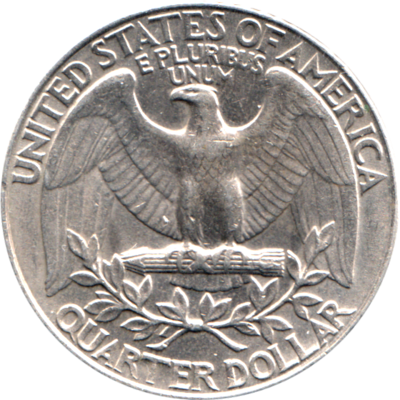 ¼ Dollar, 1989 Reverse
