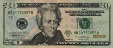 Preview 20 Dollars, 2017 reverse