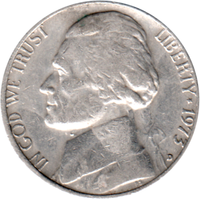 5 cents, 1973 Obverse