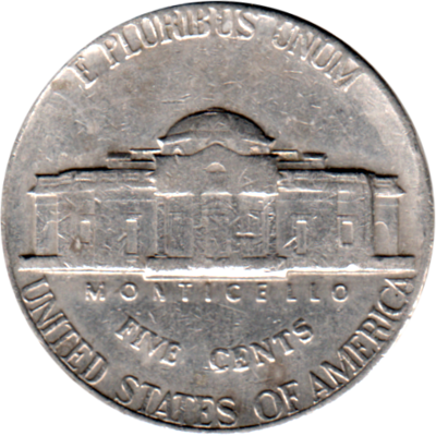 5 cents, 1973 Reverse