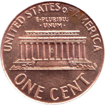 1 cent, 2005 Reverse