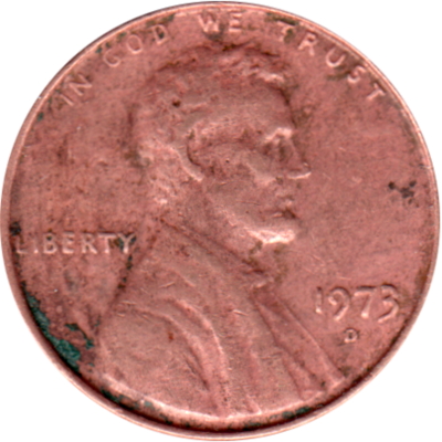 1 cent, 1973 Obverse