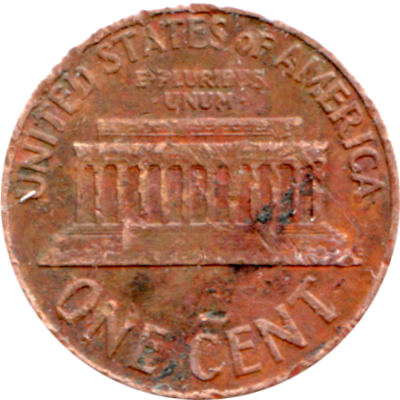 1 cent, 1959 Reverse