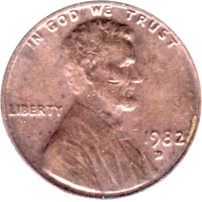 1 cent, 1982 Obverse