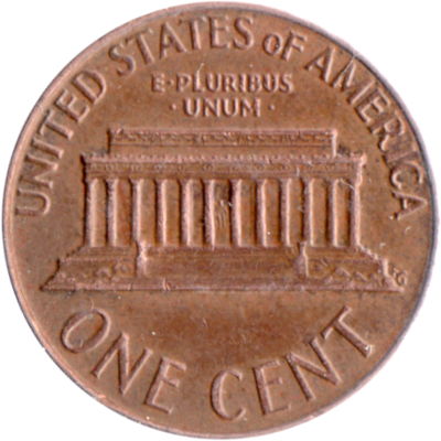 1 cent, 1975 Reverse