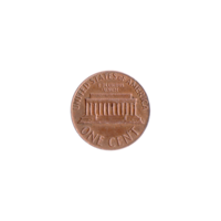 Preview 1 cent, 1975 reverse