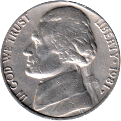 5 cents, 1981 Obverse