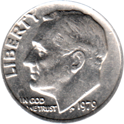 1 dime, 1979 Obverse