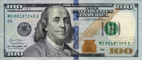 Preview 100 Dollars, 2013 reverse