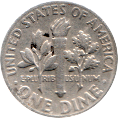 1 dime, 1971 Reverse