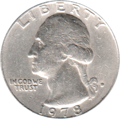 ¼ Dollar, 1978 Obverse