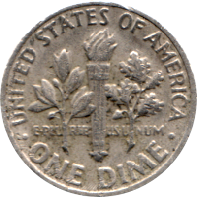 1 dime, 1978 Reverse