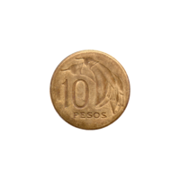 Preview 10 Pesos, 1968 reverse