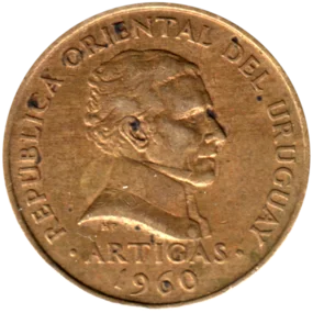 Preview 10 centésimos, 1960 obverse