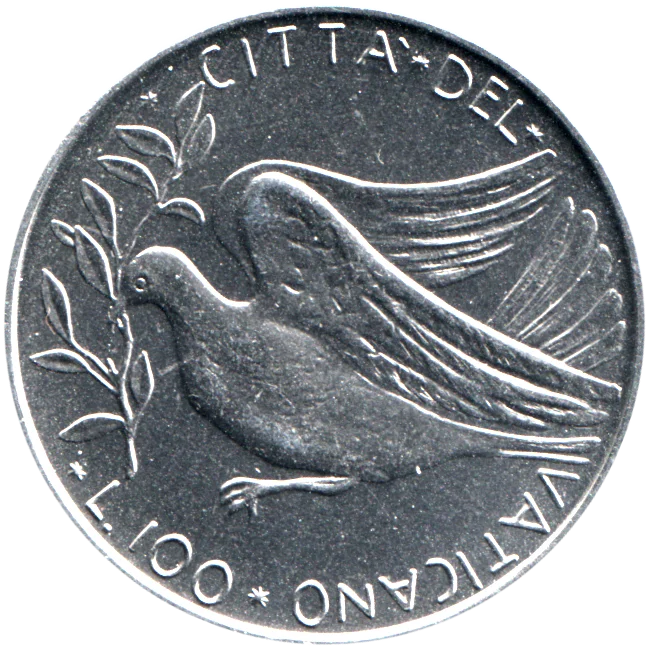 100 Lire, 1973 Reverse