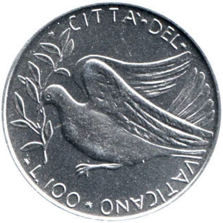 Preview 100 Lire, 1973 reverse