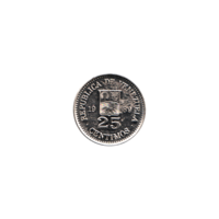Preview 25 céntimos, 1989 reverse