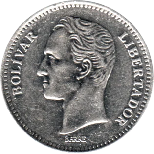 Preview 2 Bolívares, 1989 obverse