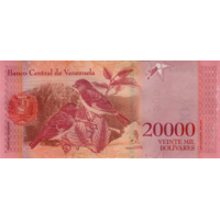 Preview 20000 Bolívares Fuertes, 2017 obverse