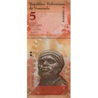 Preview 5 Bolívares Fuertes, 2007 reverse