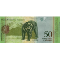 Preview 50 Bolívares Fuertes, 2015 obverse