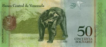 Preview 50 Bolívares Fuertes, 2015 obverse