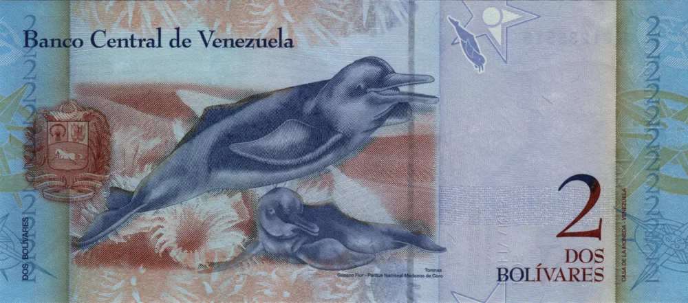 2 Bolívares Fuertes, 2012 Obverse