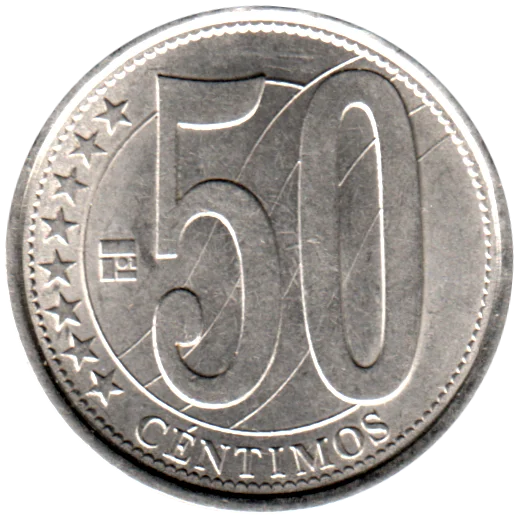 50 centimos, 2007 Reverse
