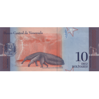 Preview 10 Bolívares Soberanos, 2018 obverse