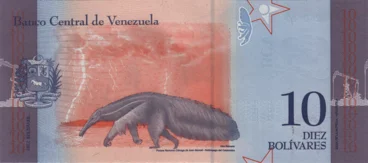 Preview 10 Bolívares Soberanos, 2018 obverse