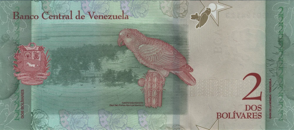 2 Bolívares Soberanos, 2018 Obverse