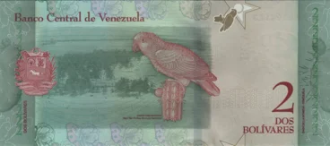 Preview 2 Bolívares Soberanos, 2018 obverse