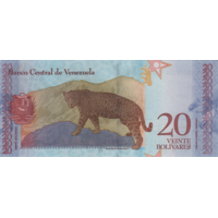 Preview 20 Bolívares Soberanos, 2018 obverse