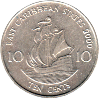 10 cents, 2000 Reverse