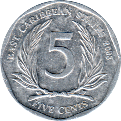 5 cents, 2008 Reverse