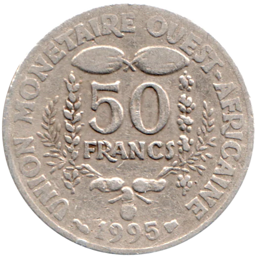 50 Francs, 1995 Reverse