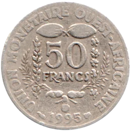 Preview 50 Francs, 1995 reverse