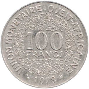 Preview 100 Francs, 1978 reverse